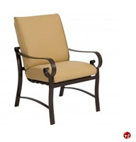 Picture of GRID Outdoor Aluminum Padded Cushion Dining Arm Chair