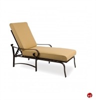 Picture of GRID Outdoor Aluminum Padded Cushion Adjustable Chaise Lounge