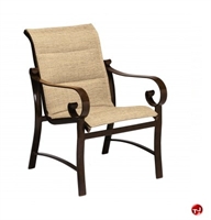 Picture of GRID Outdoor Aluminum Padded Dining Arm Chair