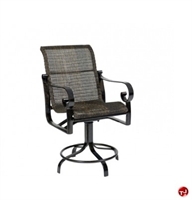 Picture of GRID Outdoor Aluminum Swivel Counter Stool Chair