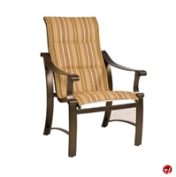 Picture of GRID Outdoor Aluminum Padded Dining Arm Chair