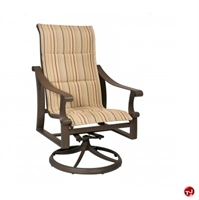 Picture of GRID Outdoor Aluminum Padded Swivel Rocker Arm Chair