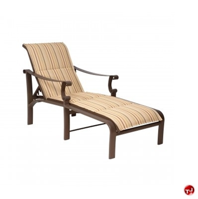 Picture of GRID Outdoor Aluminum Padded Adjustable Chaise Lounge