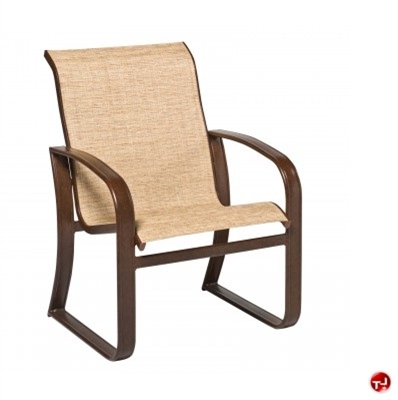 Picture of GRID Outdoor Aluminum Dining Arm Sling Chair