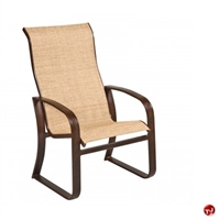 Picture of GRID Outdoor Aluminum Dining Arm High Back Chair