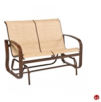 Picture of GRID Outdoor Aluminum 2 Seat Loveseat Glider Chair