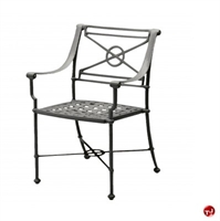 Picture of GRID Outdoor Aluminum Dining Arm Elegant Chair