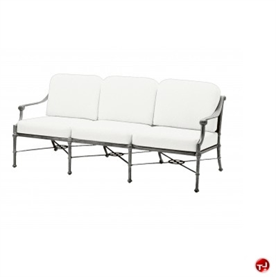 Picture of GRID Outdoor Aluminum Thick Cushion 3 Seat Chair Sofa