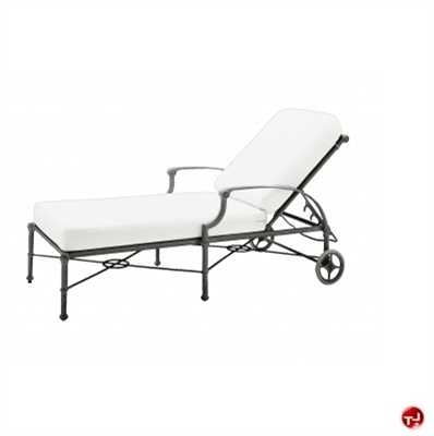 Picture of GRID Outdoor Aluminum Thick Cushion Adjustable Chaise Lounge