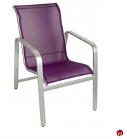 Picture of GRID Outdoor Aluminum Stacking Dining Arm Chair