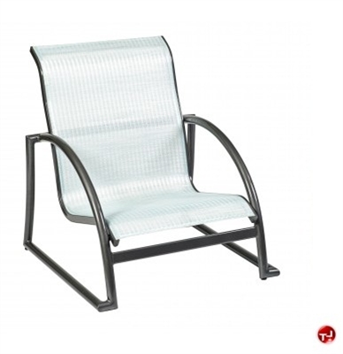 Picture of GRID Outdoor Aluminum Stacking Sand Sling Arm Chair