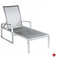 Picture of GRID Outdoor Aluminum Mesh Adjustable Chaise Lounge