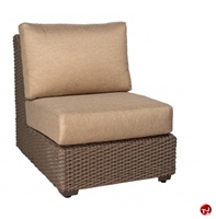 Picture of GRID Outdoor Wicker Thick Cushion Modular Bench