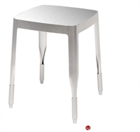 Picture of ICF 4A Aluminum Dining Cafe Backless Stool Chair