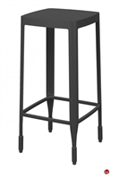 Picture of ICF 4A Aluminum Dining Cafe Backless Barstool Chair