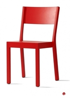 Picture of ICF Akustik Contemporary Dining Cafe Wood Armless Stack Chair