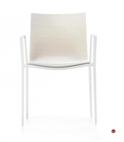 Picture of ICF Archal Aluminum Contemporary Guest Visitor Wood Arm Chair