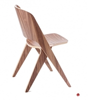 Picture of ICF Lavitta Contemporary Armless Wood Nesting Folding Chair