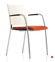 Picture of ICF Spira Contemporary Guest Visitor Wood Arm Chair