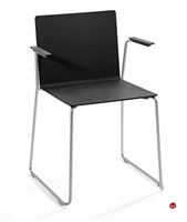 Picture of ICF Dry Contempory Elastic Poly Shell Arm Stack Dining Chair