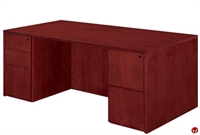 Picture of DMI Saratoga Veneer 72" Double Pedestal Desk