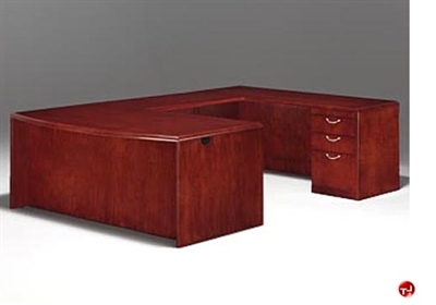 Picture of DMI Summit Veneer 72" U Shape Bowfront Desk