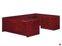 Picture of DMI Summit Veneer 72" U Shape Bowfront Desk