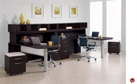 Picture of DMI Causeway Contemporary Laminate 2 Person L Shape Office Desk Workstation