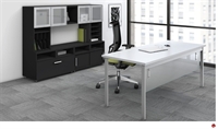 Picture of STROY Contemporary Executive Desk with Credenza Storage