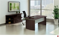 Picture of STROY Contemporary Executive Desk with Storage Credenza