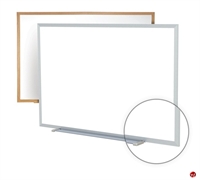 Picture of 4' x 5' Dry Erase Magentic Wood Trim Whiteboard