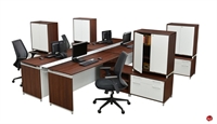 Picture of Marino 4 Person Teaming Bench Seating Shared Desk Workstation