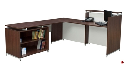 Picture of Marino Contemporary L Shape Reception Desk Workstation