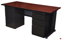 Picture of Marino 24" x 72" Training Table with 2 Filing Pedestals