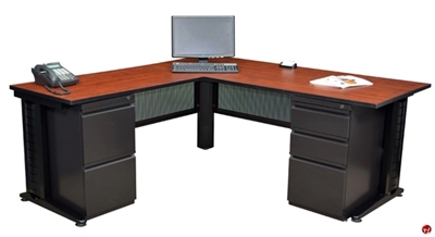 Picture of Marino L Shape 72" Training Table with Filing Pedestal