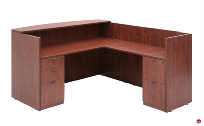 Picture of Marino 72" L Shape Reception Desk Workstation