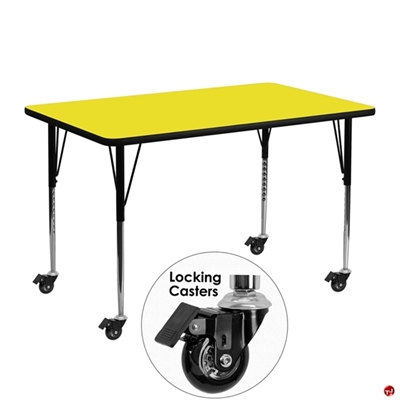 Picture of Brato 24" x 48" Height Adjustable Mobile Activity Table