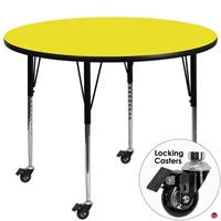 Picture of Brato 48" Round Height Adjustable Mobile Activity Table