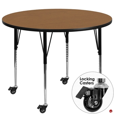 Picture of Brato 60" Round Height Adjustable Mobile Activity Table