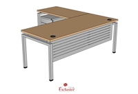 Picture of PEBLO 72" x 72" L Shape Steel Office Desk