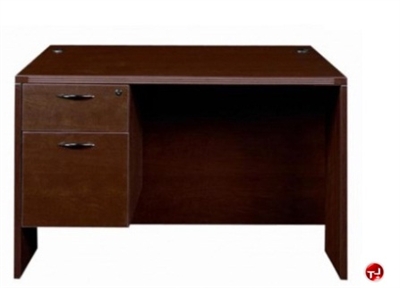 Picture of 24" x 48" Single Pedestal Office Desk Workstation