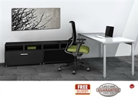 Picture of STROY 24" x 60" Contemporary Office Desk with Lateral File Open Storage