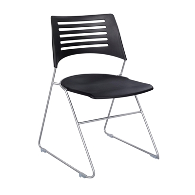 Picture of Sled Base Poly Armless Stack Chair, Pack of 4