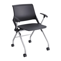 Picture of Training Poly Mobile Nesting Chair with Arms