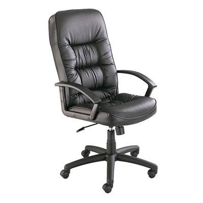 Picture of High Back Office Swivel Black Leather Conference Chair