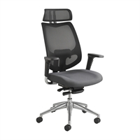 Picture of Ergonomic High Back Mesh Office Task Arm Chair with Headrest