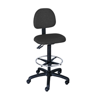 Picture of Office Task Amless Drafting Stool Footring Chair