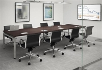 Picture of 48" x 96" Contemporary Conference Meeting Table with Power Management