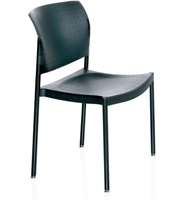 Picture of KI Rapture Guest Side Reception Poly Armless Stack Chair
